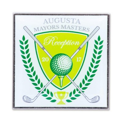 Printed Lapel Pin - 1.25" - 1.5", Full Color Imprint